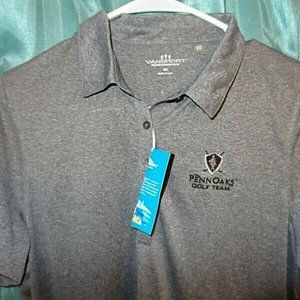 VANTAGE SPORT  WOMEN'S SZ MEDIUM GOLF POLO LOGO